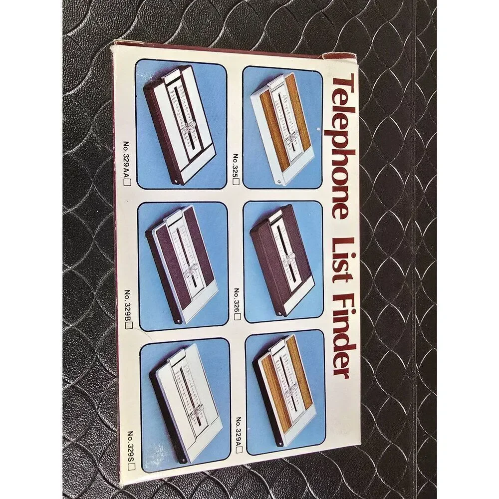 Vintage Telephone List Finder-New #B14